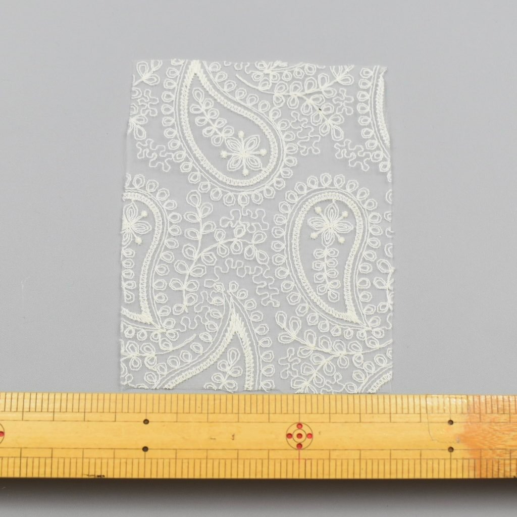 オーガンジー刺繍　A118010画像