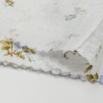 綿×レーヨン　花　A13015画像