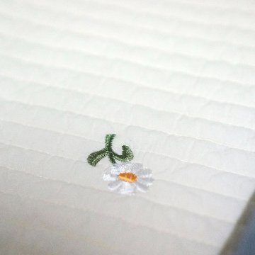 刺繍キルティング　花　A191021画像