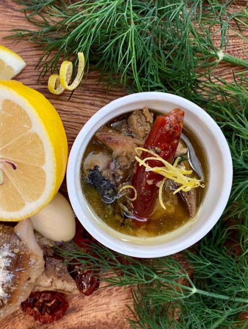 オイルサーディンのレモンペペの画像