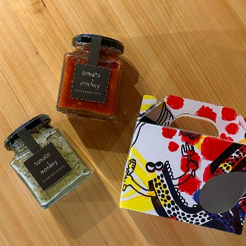 大和肉鶏とポルチーニのボロネーゼ＆小松菜と柚子胡椒のジェノベーゼセット（送料込み・キャリーケース梱包）の画像