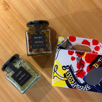 小松菜と柚子胡椒のジェノベーゼ＆完熟山椒とへしこのペペロンチーノ2点セット（送料込み・キャリーケース梱包）の画像