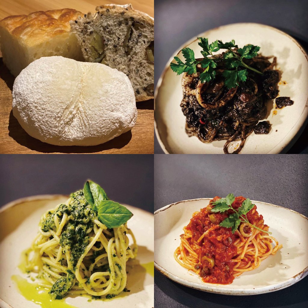 おすすめパスタソース＆パンセット　冷凍（送料込み・簡易包装）※セットに含まれる商品の特性上、到着日指定はご対応いたしかねます。の画像