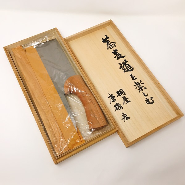 そば包丁　そば打ち道具　こだわりの作りですの画像