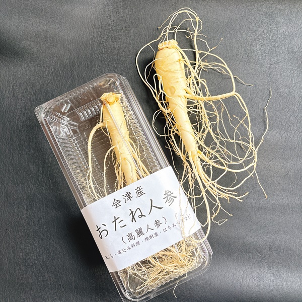 会津産高麗人参　農家直送　掘りたて　（おたね人参）の画像