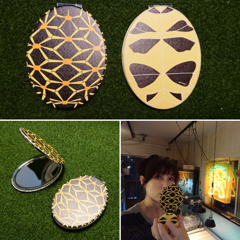 ビルマホシガメ 甲羅ミラー（ネコポス便対応可）の画像