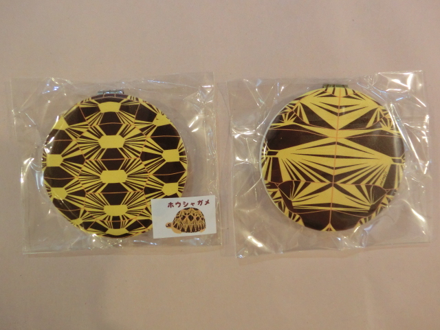 ホウシャガメ 甲羅ミラー（ネコポス便対応可）の画像