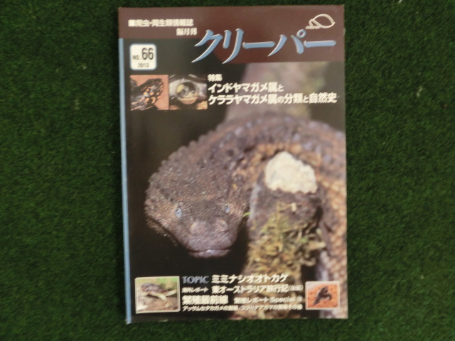 爬虫類・両生類情報誌　クリーパー №66