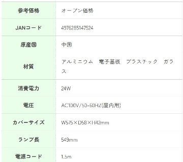 T5 UVB10.0灯 24W　&　カバーコンボキットの画像