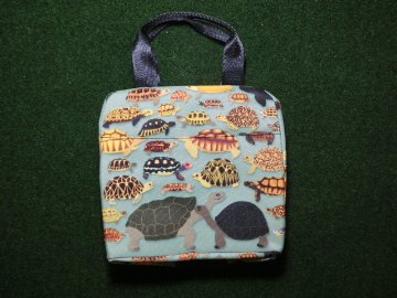  リクガメづくし保冷温バッグの画像