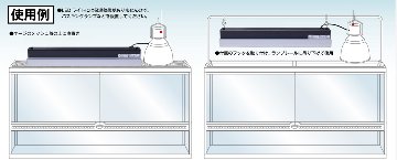 爬虫類用UV-B LEDライト MH-N10Sの画像