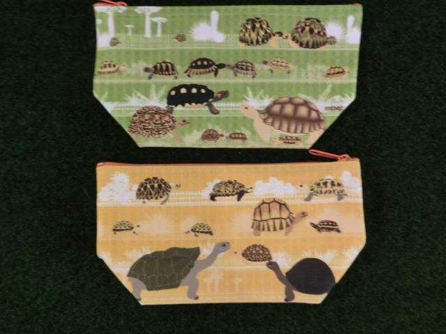 リクガメポーチ (ネコポス便対応可）の画像