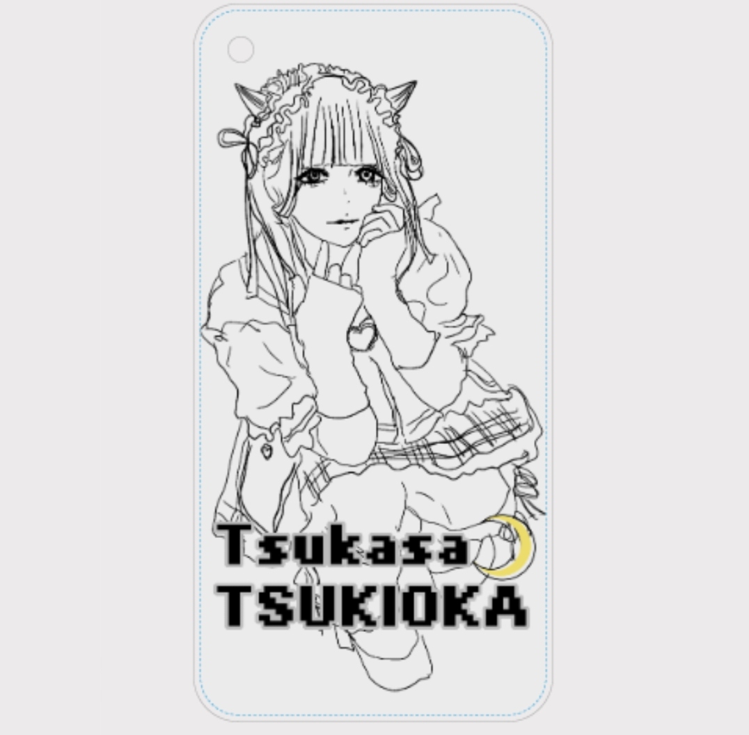 アクリルブロックキーホルダーの画像