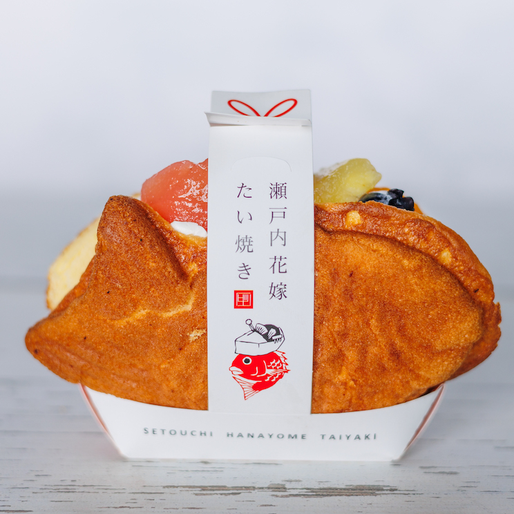 瀬戸内花嫁たい焼き6個セット フルーツミックス・ベルギーチョコ