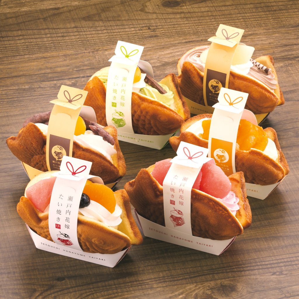 瀬戸内花嫁たい焼き６個セットの画像