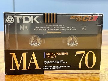 未開封メタルカセットテープ　TDK MA70-Mの画像