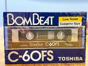 未開封ビンテージカセットテープ　TOSHIBA BOM BEAT C60-FS 画像