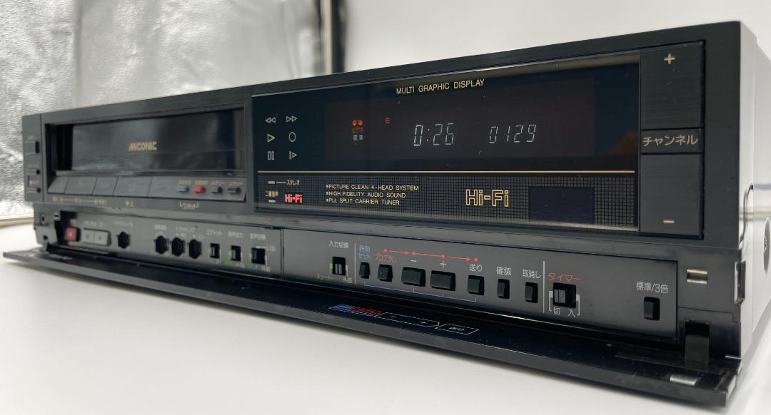 SANYO SVH-F20 Hifi MICONIC VHS ビデオデッキの画像