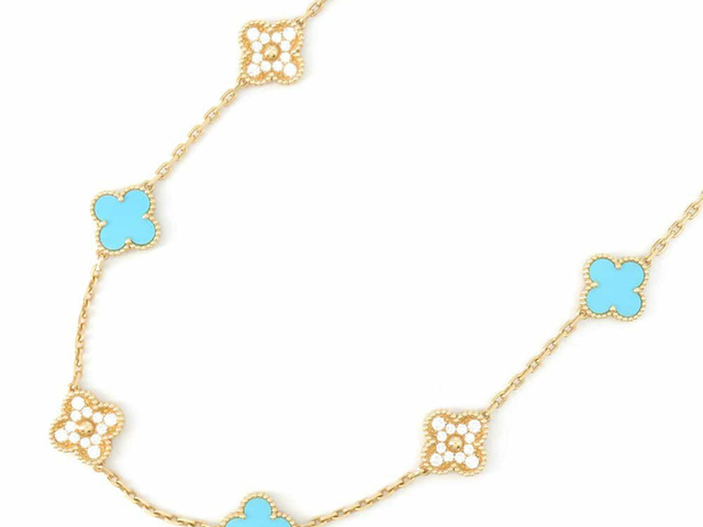 VAN CLEEF＆ ARPELS /ヴァンクリーフ ＆アーペル ヴィンテージ　アルハンブラ　ロングネックレスの画像