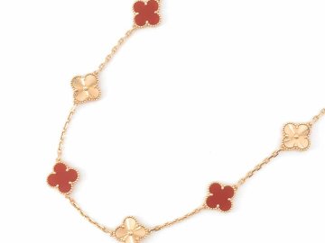 VAN CLEEF＆ ARPELS /ヴァンクリーフ ＆アーペル ヴィンテージ　アルハンブラ　ロングネックレスの画像