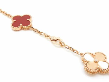 VAN CLEEF＆ ARPELS /ヴァンクリーフ ＆アーペル ヴィンテージ　アルハンブラ　ロングネックレスの画像