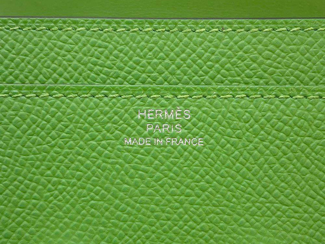 HERMES-エルメス 長財布 コンスタンス トゥーゴー ロング ヴェールユッカ／シルバー金具の画像