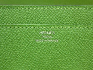 HERMES-エルメス 長財布 コンスタンス トゥーゴー ロング ヴェールユッカ／シルバー金具の画像