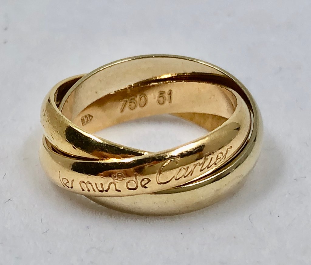 CALTIER /カルティエ トリニティ リング K18　/ユーズドの画像