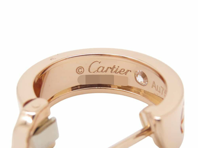 CALTIER /カルティエ ピアス ＬＯＶＥ イヤリング　ダイヤモンド ２Ｐ　計０．１５ｃｔ　Ｋ/ユーズドの画像