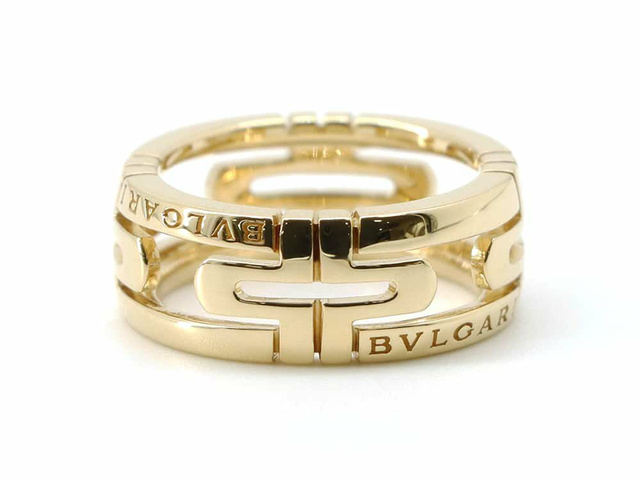 BVLGARI /ブルガリ リング スモール K18YG リングサイズ#51の画像