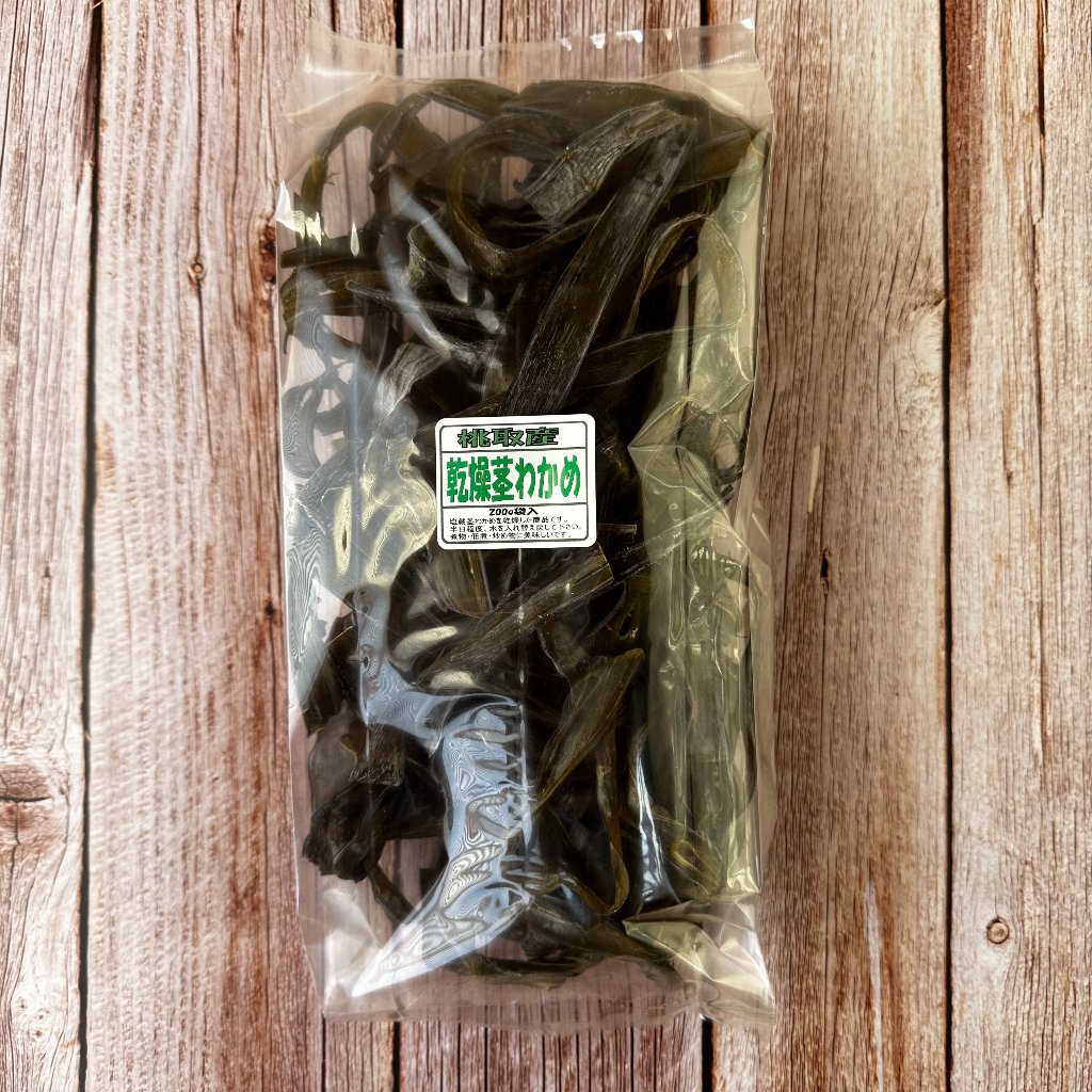 桃取産 乾燥茎わかめ 150gの画像