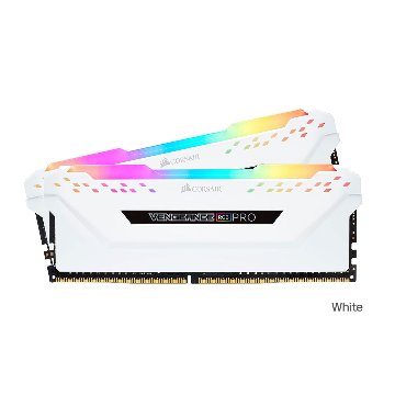 CORSAIR VENGEANCE® RGB PRO white (2 x 16GB) DDR4 DRAM 3200MHzの画像