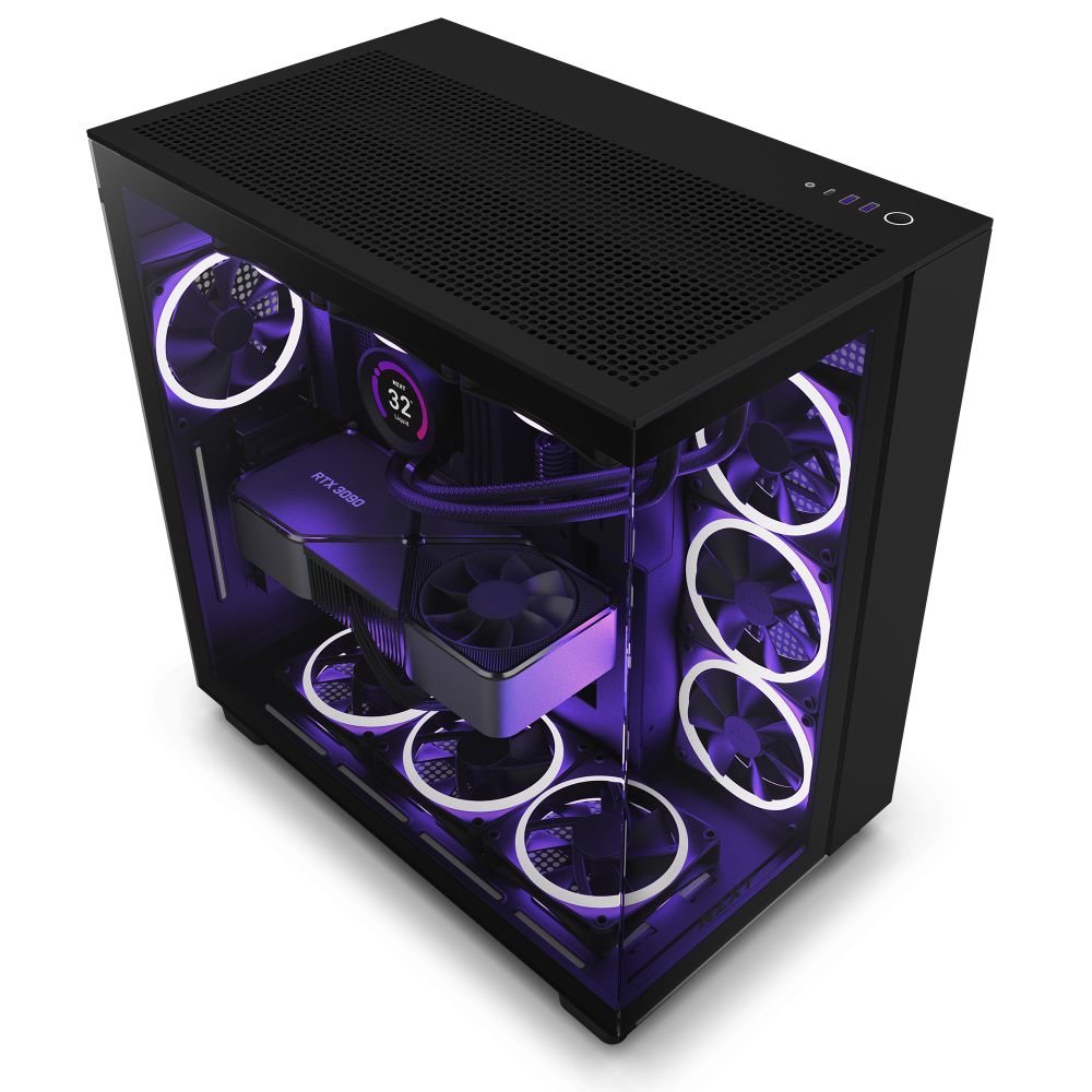 NZXT H9 Flow Black PCケース Amazon.com: NZXT H9 Flow RGB (2025) – Large Dual-Chamber ATX