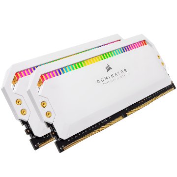 CORSAIR DOMINATOR PLATINUM RGB white 16GB（2 x 8GB）DDR4 DRAM 3200MHzの画像