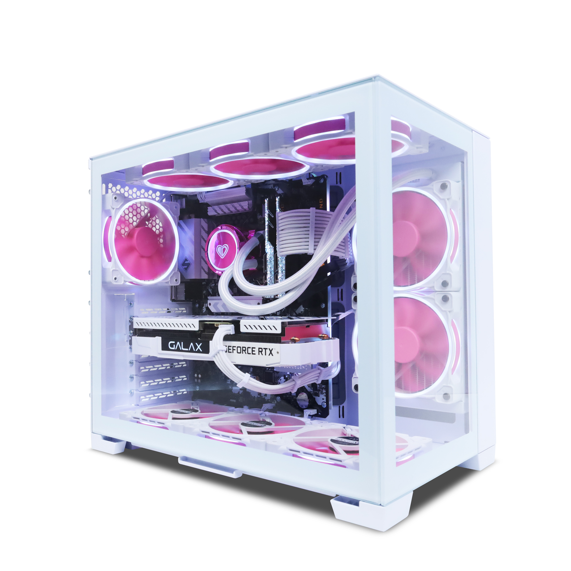 PCケース LIANLI O11 DYNAMIC MINI SNOW - PCパーツ