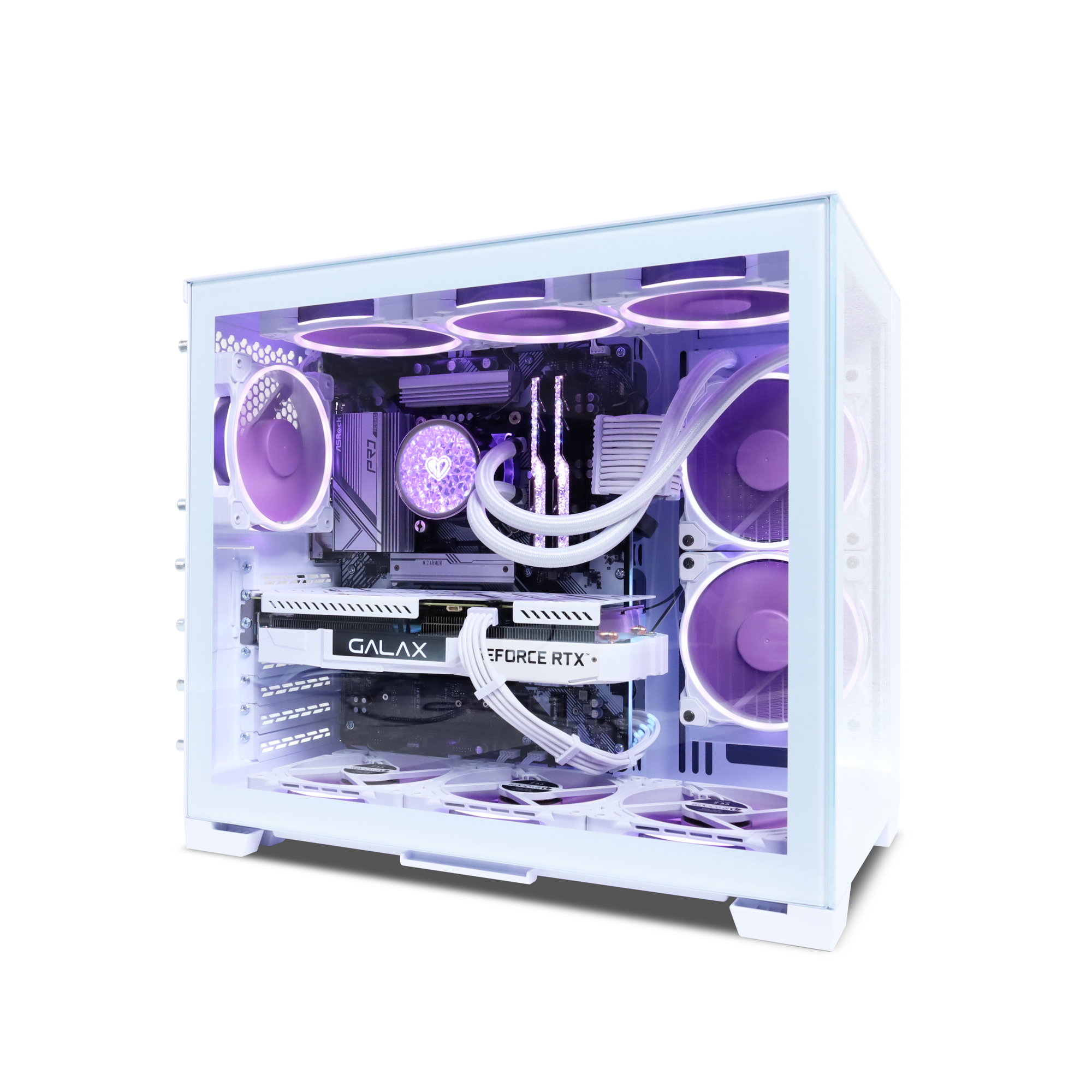 LIAN LI O11 DYNAMIC MINI SNOW WHITE / PURPLE Edition / Intel 13