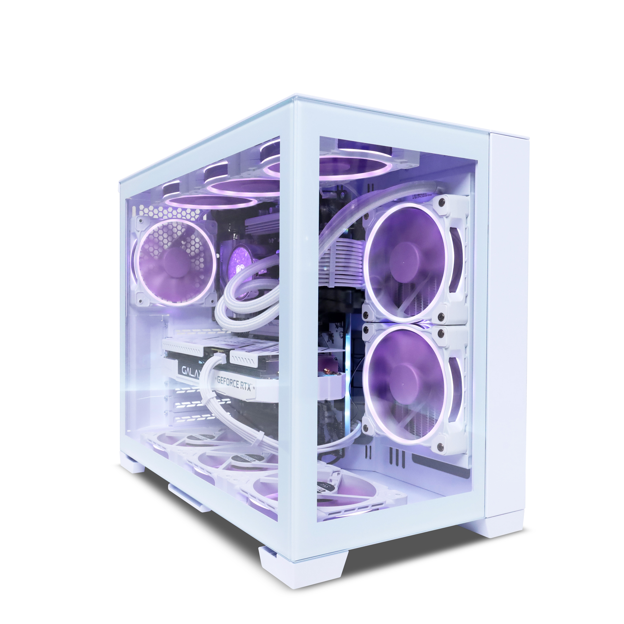 LIAN LI O11 DYNAMIC MINI SNOW WHITE / PURPLE Edition / Intel 13