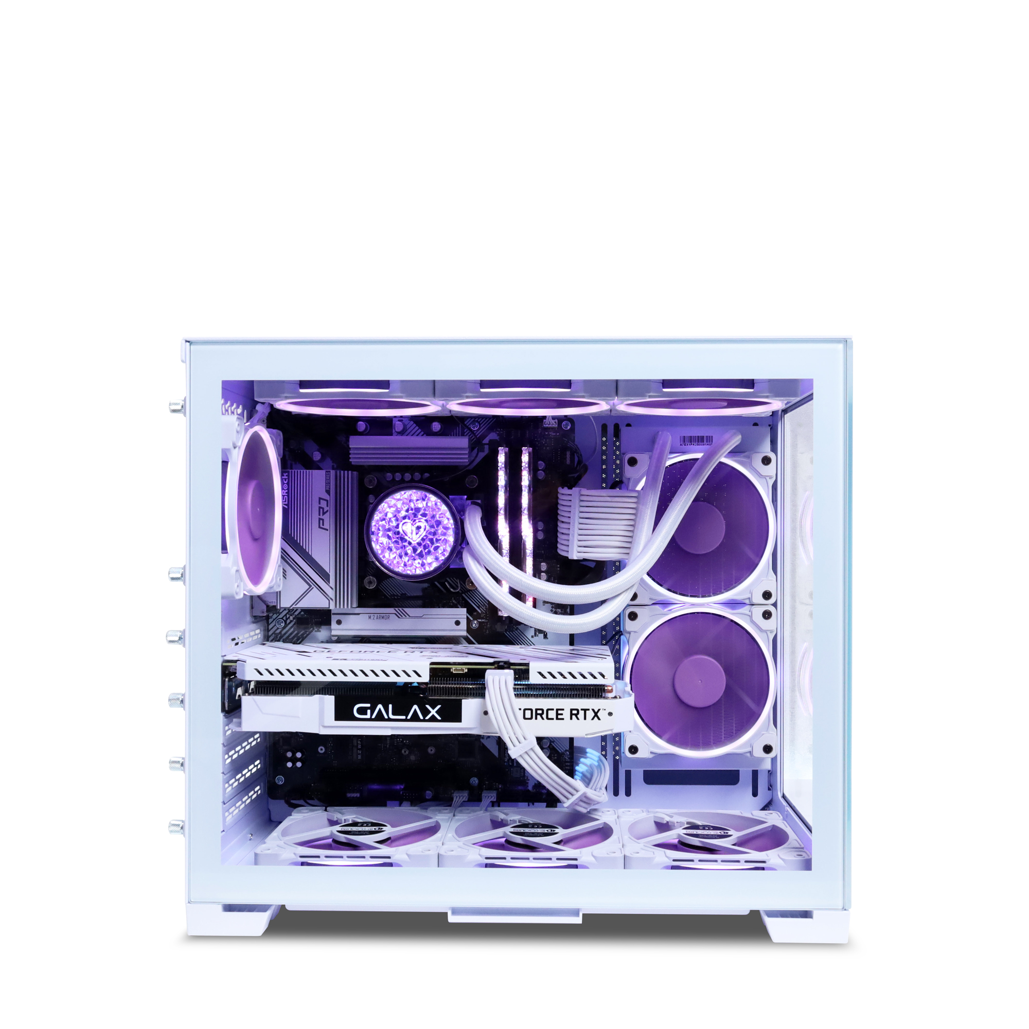 LIAN LI O11 DYNAMIC MINI SNOW WHITE / PURPLE Edition / Intel 13