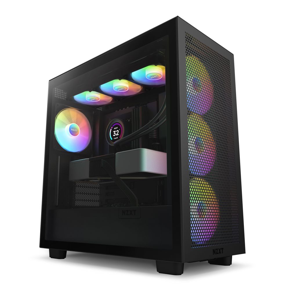 NZXT H7 FLOW RGB Blackの画像