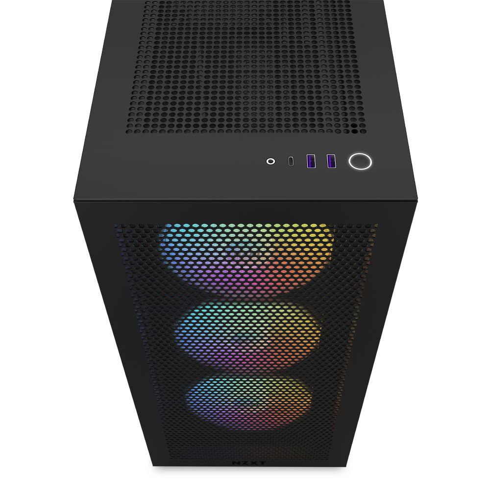 NZXT H7 FLOW RGB Blackの画像