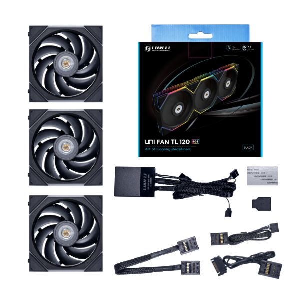 LIAN LI UNI FAN TL 120 BK 3 Packの画像