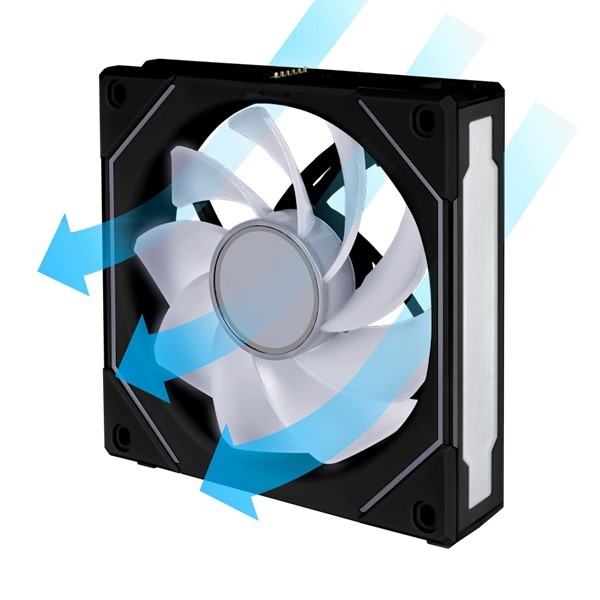 LIAN LI UNI FAN SL-INFINITY 140 REVERSE BLADE BK Single Packの画像