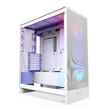 NZXT H7 FLOW RGB White 2024の画像