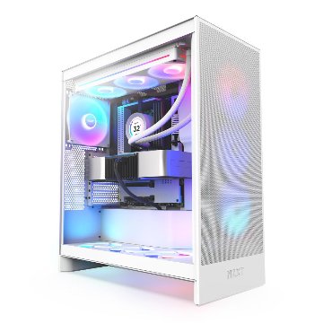 NZXT H7 FLOW RGB White 2024の画像