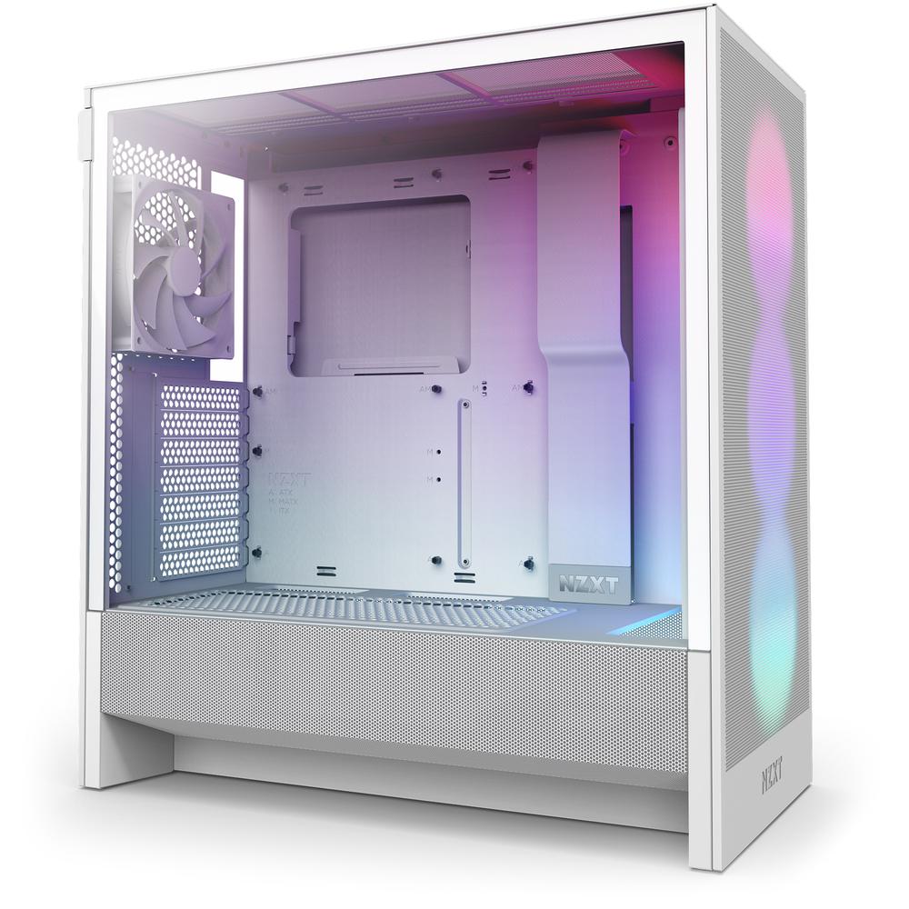 NZXT H5 FLOW RGB White 2024の画像