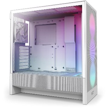 NZXT H5 FLOW RGB White 2024の画像