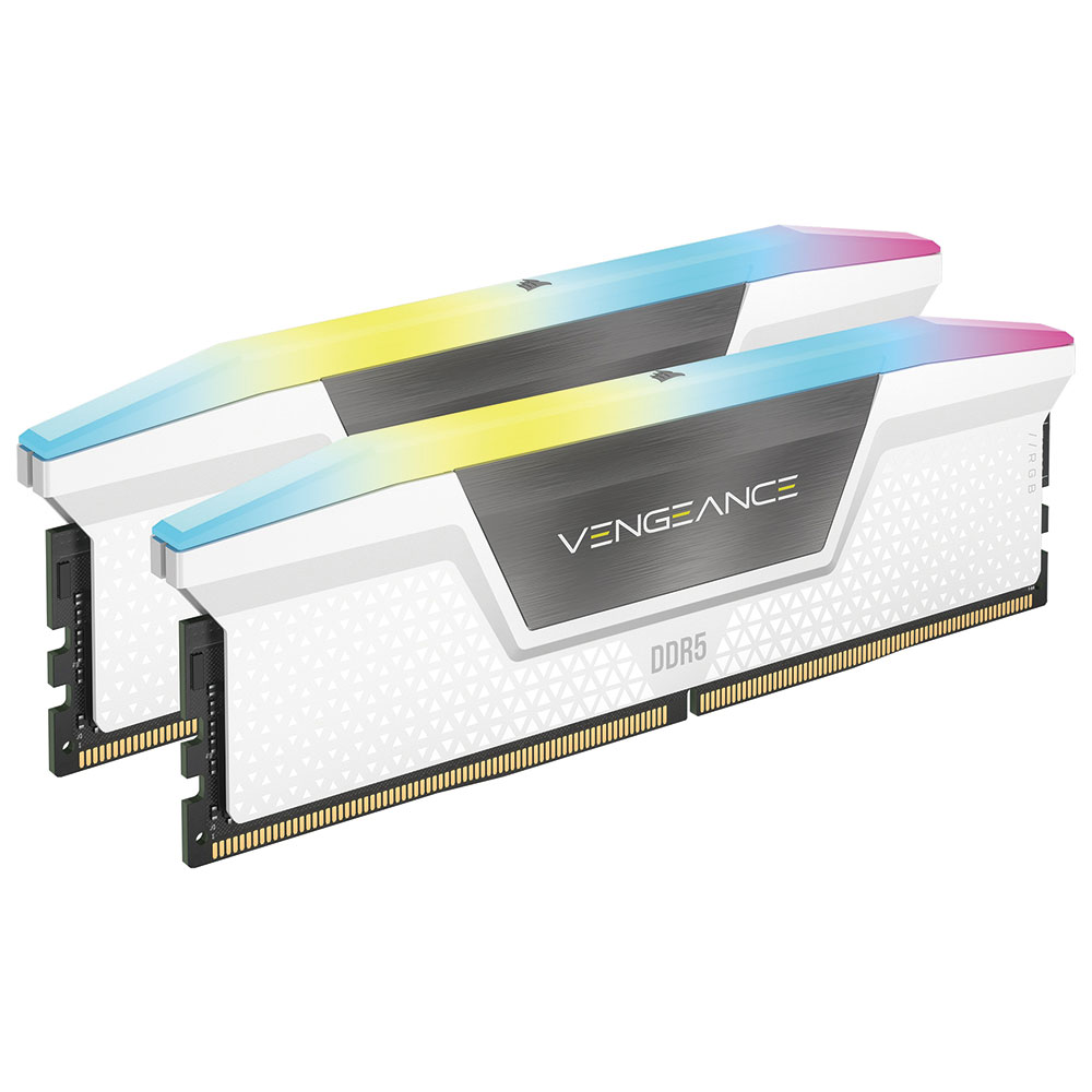 CORSAIR VENGEANCE RGB white (2 x 16GB) DDR5 DRAM 5600MHzの画像