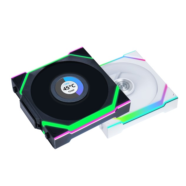 LIAN LI UNI FAN SL120 LCD Wireless BK Single Pack｜WEST