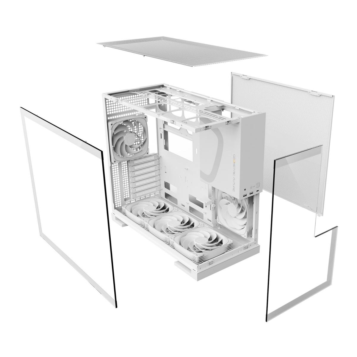 Geometric Future Model 5 WHITE WITH 5FANの画像