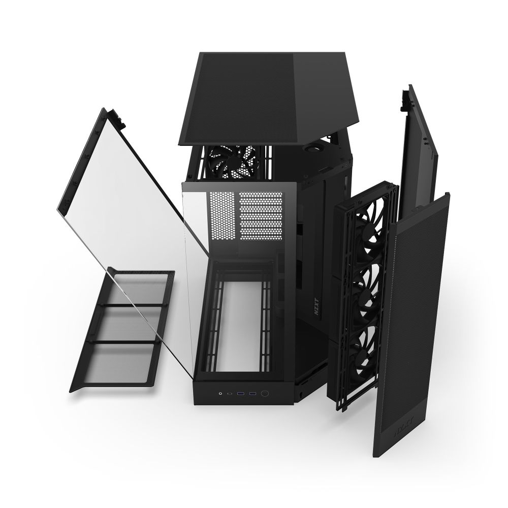 NZXT H9 FLOW Black 2025の画像